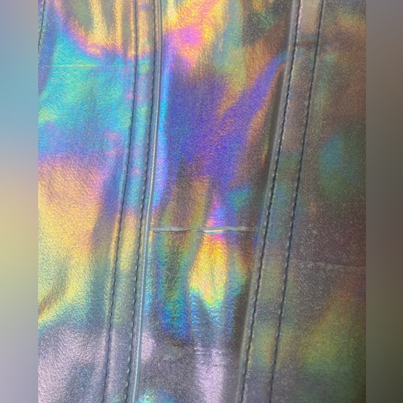 NWT RARE Naked and Famous Hologram Denim Jacket/Size Small - Picture 13 of 16